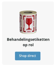 Behandelingsetiketten-op-rol